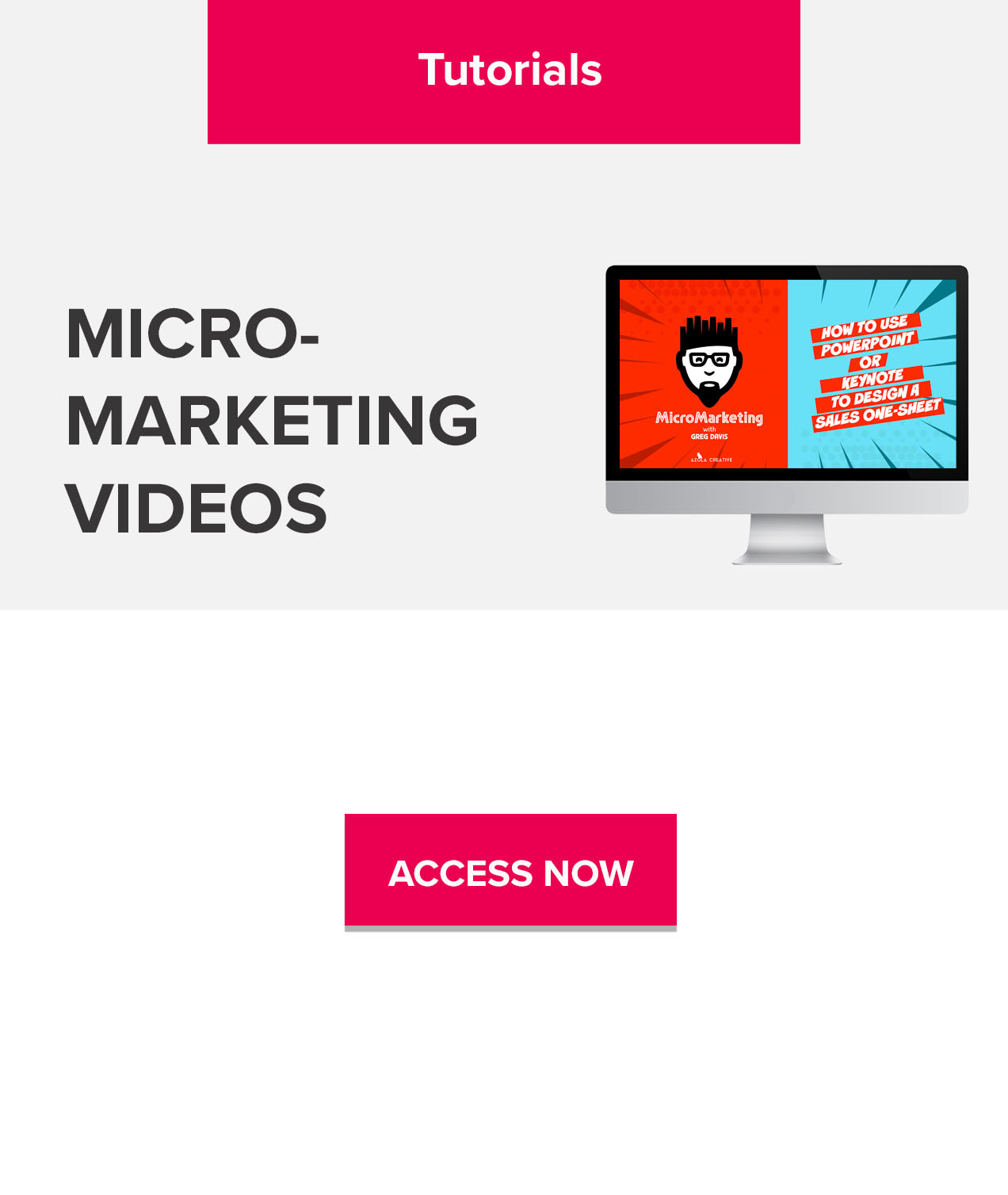 Azola Creative's MicroMarketing Videos on CMO Dashboard