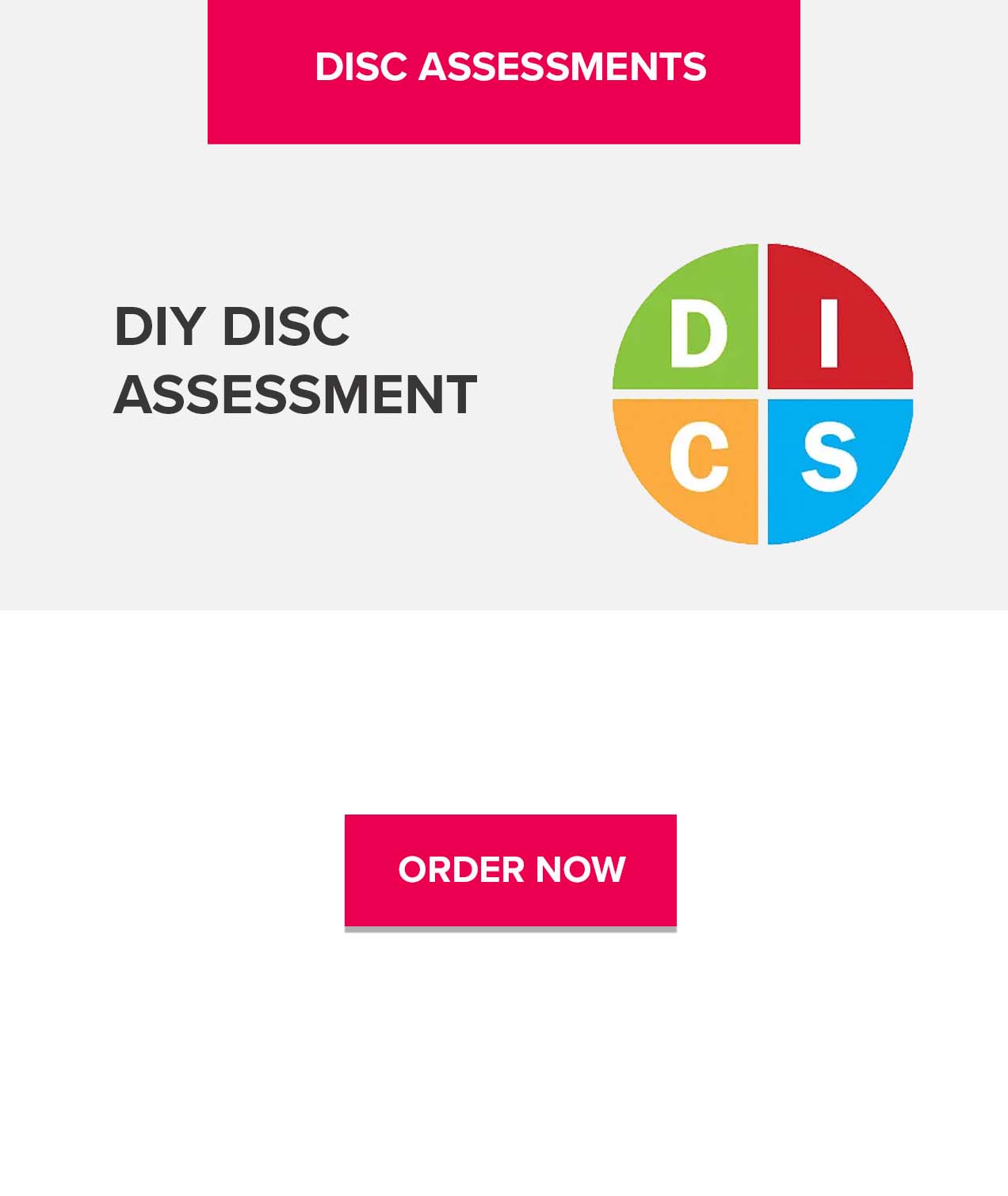 DISC Assessments for individuals