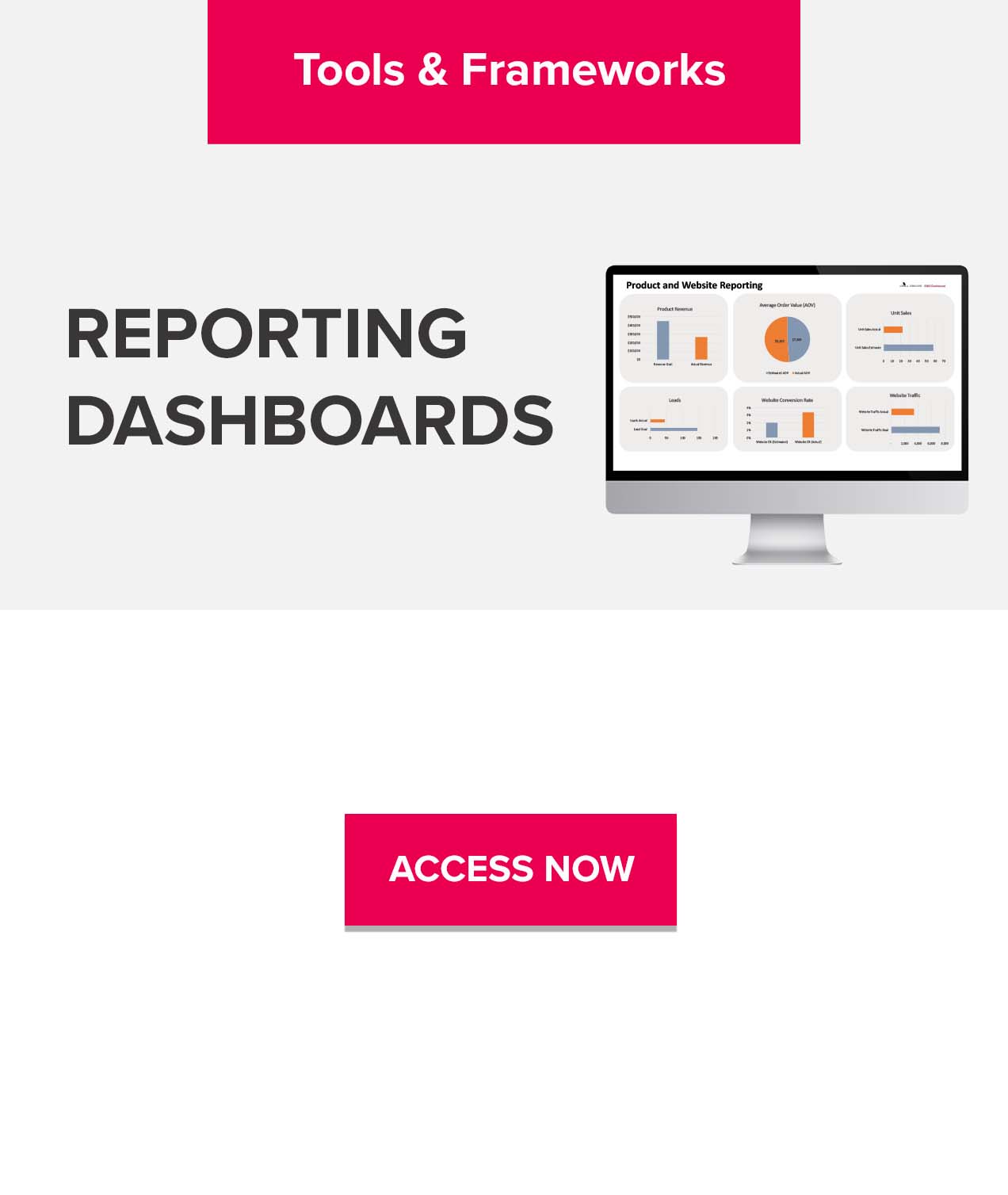 Sales and Marketing Reporting Dashboards